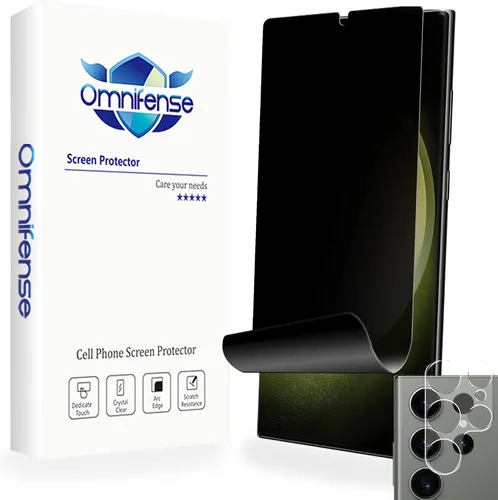 Miniatura 13 de Protector de pantalla para Galaxy S21, película suave de privacidad (no vidrio templado), compatible con fundas, desbloqueo en pantalla, acabado