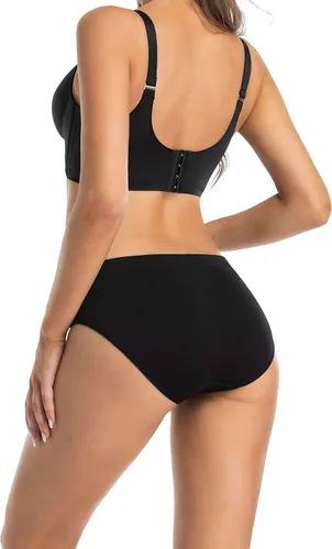 Miniatura 4 de Womens Bikini Panties Seamless Underwear, Soft Stretch Cheekini Hipster Briefs 6 Pack