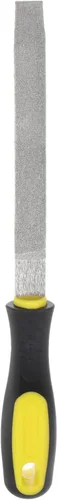 HARFINGTON Archivo recubierto de diamante 6 pulgadas 80 granos planos herramientas con mango de plástico para metal vidrio madera piedra pulido