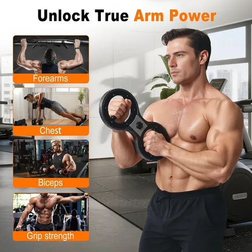 Miniatura 2 de HOTWAVE Burn Machine Plus – Upgraded 360° Rotating Shoulder Machine, Arm Trainer with Enlarged Inner Ring, Heavy-Duty Steel Build, Portable Home Gym