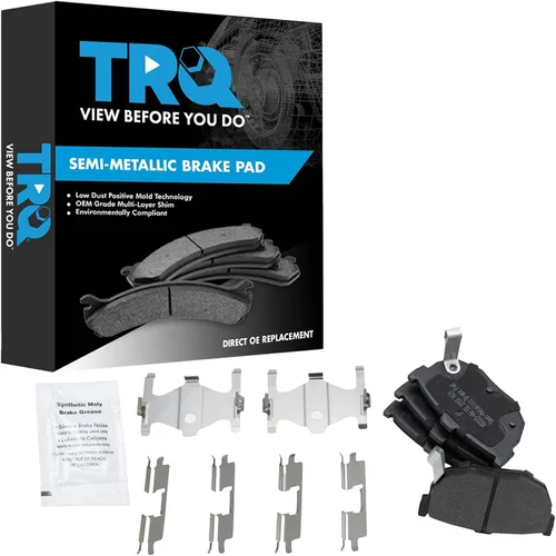 Miniatura 71 de TRQ Pastillas de freno delanteras semi metálicas compatibles con Ford Expedition 2018-2021 F-150 2018-2020 Lincoln Navigator 2018-2022