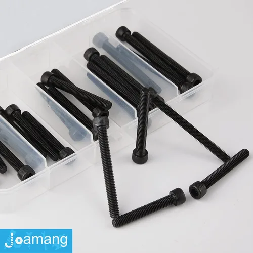 Miniatura 5 de M6 x 40mm 45mm 50mm 55mm 60mm Tornillos de cabeza hexagonal, acero de aleación de grado 12.9, acabado de óxido negro, unidad hexagonal Allen