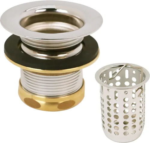 Miniatura 12 de Westbrass D218-12 Conjunto de drenaje de fregadero de lavandería y barra junior con cesta coladora extraíble, bronce aceitado Oil Rubbed Bronze