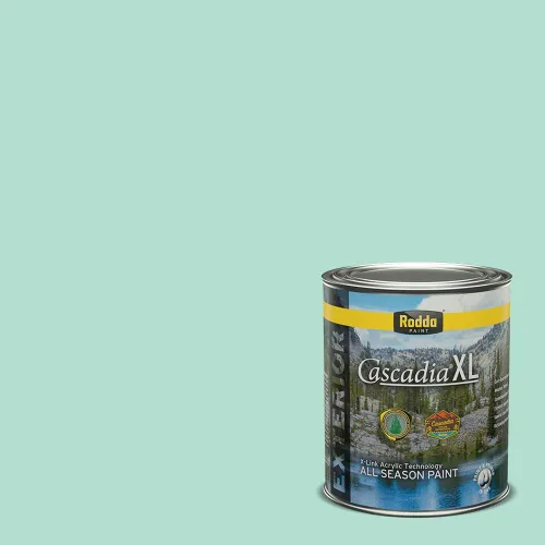 Miniatura 155 de Rodda Paint CASCADIA XL - Pintura e imprimación satinada para exteriores en uno, cuarto de galón, azul Madonna