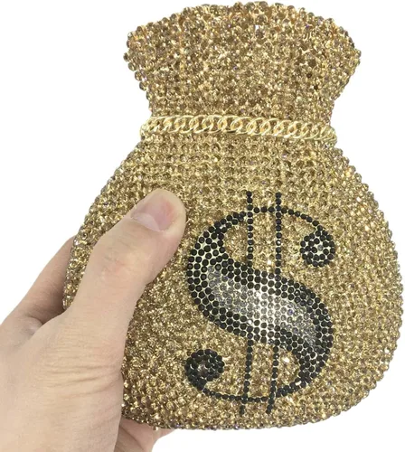 Miniatura 5 de Tngan Bolsa de dinero para mujer bolso de noche con cristales brillantes diamantes de imitación para boda fiesta graduación bolso de fiesta