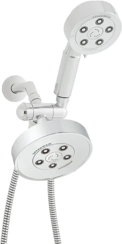 Speakman VS-233010 Neo Anystream - Combinación de ducha de 2 vías, 2.5 GPM, cromo pulido