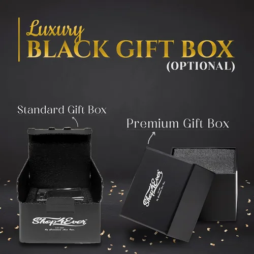 Miniatura 4 de Monograma personalizado con nombre inicial grabado con láser cuadrado de base pesada de 2 onzas con caja de regalo opcional, regalos de nombre