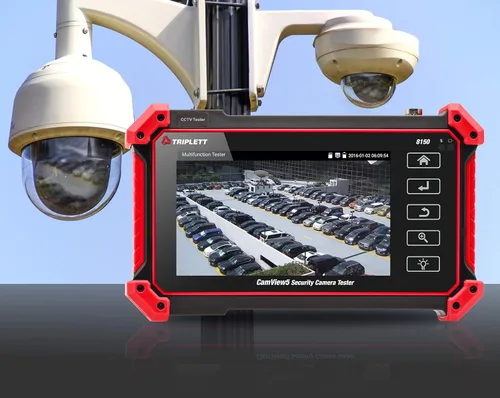Miniatura 5 de Triplett 8150 CamView IP Pro 5 - Probador de cámara de seguridad CCTV con pantalla táctil de 5 pulgadas, IP 4K/1080P, analógica, TVI, CVI, AHD