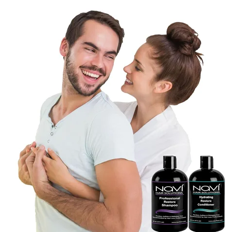 Miniatura 4 de Navi - Juego de champú y acondicionador profesional para el crecimiento del cabello, bloqueador DHT para adelgazamiento del cabello y pérdida