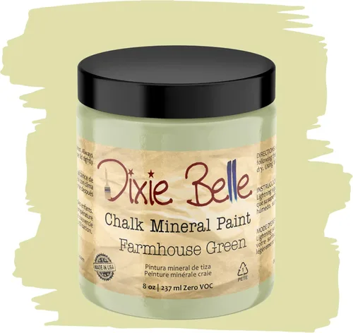 Miniatura 299 de Dixie Belle Paint Company - Pintura con acabado de tiza para muebles, color negro (Caviar), 1 galón, 128 fl oz, pintura mineral color rosa intenso