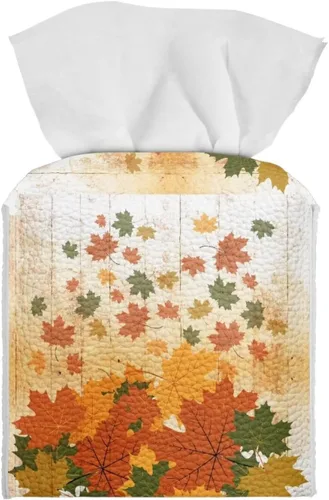 Miniatura 16 de 250th Anniversary Square Tissue Box Cover Pu Leather Tissue Holder Facial Paper Cover Waterproof Toilet Paper Holder for Bathroom Bedroom Modern