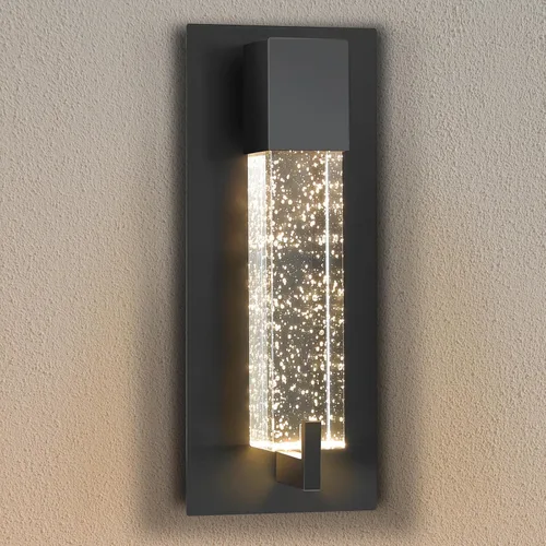 Miniatura 14 de WOSHITU Aplique de pared LED: apliques modernos dorados de 19 pulgadas, iluminación de pared, 3000 K, lámparas de pared de cristal regulables