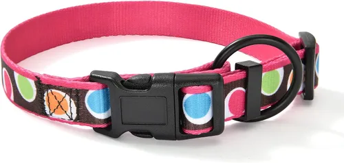 Miniatura 32 de Mile High Life Collar de nailon para cachorros con bonitos patrones, ligero, collar para niña y niño para perros pequeños, medianos y grandes