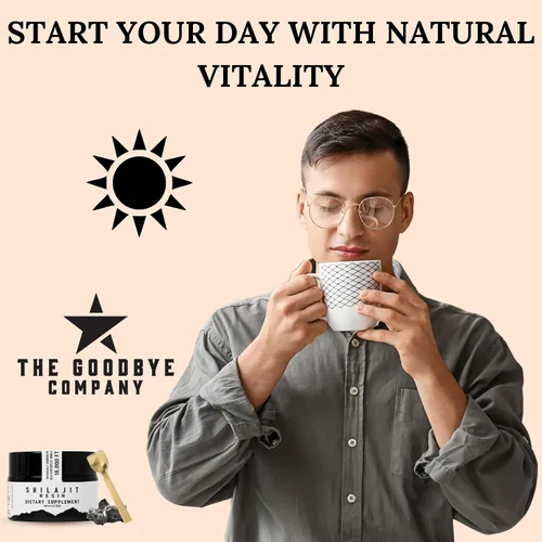 Miniatura 8 de The Goodbye Company Resina pura Shilajit – Orgánica con más de 85 oligoelementos y ácido fúlvico puro; para hombres y mujeres, impulso de energía