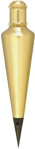 Miniatura 4 de Johnson Level & Tool 108 Plumb Bob, 8 onzas, acabado de latón, 1 paquete