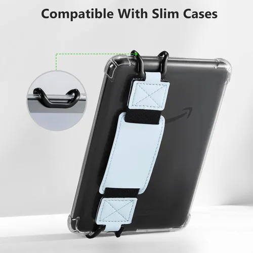 Miniatura 4 de CoBak Correa de Mano Segura para Kindle y Tabletas - Soporte de Dedo Versátil y Ligero para Kindle/Kobo/Voyaga/Lenovo/Sony E-Book Tablet de 6-7.5