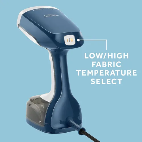 Miniatura 4 de Sunbeam 1200W Vaporizador de mano para ropa con explosión de vapor, configuración de vapor dual, calentamiento rápido de 30 segundos, accesorio
