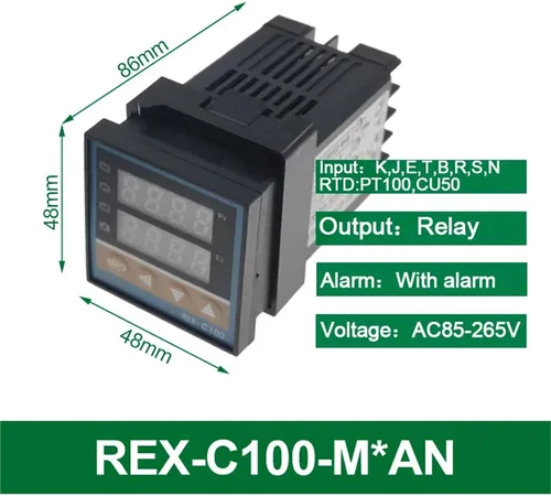 Miniatura 2 de REX-C100 PID Intelligent Temperature Controller REX C400 C700 C900 Thermostat SSR Relay Output thermocouple Thermal Resistor(REX-C100-M an)