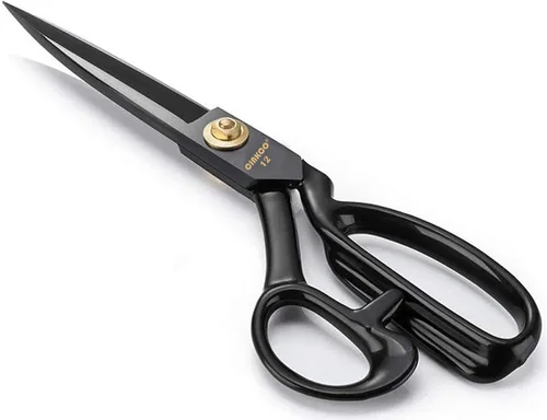 Miniatura 9 de CINKCO® Tijeras de costura profesionales de 12.0 pulgadas, resistentes de acero de aleación forjada de 65 millones, tijeras de alta calidad