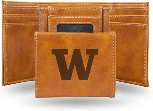 Miniatura 65 de NCAA Rico Industries - Billetera triple grabada con láser, con grabado láser, accesorio para hombre
