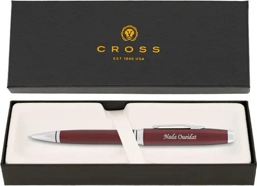 Bolígrafo Cross personalizado con grabado personalizado para hombres o mujeres | Bolígrafo Cross Coventry | Regalo de lujo para oficina, graduación