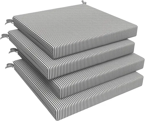Miniatura 20 de LVTXIII Cojines para Sillas de Exterior, Cojines para Muebles de Patio Resistentes a la Decoloración, Cojines Cuadrados para Sillas de Esquina