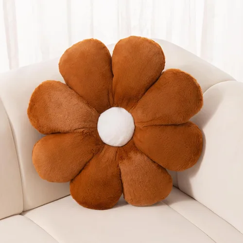 Miniatura 12 de FIONOUT Almohada de flores, almohadas negras de 17.7 pulgadas, almohadas decorativas negras, almohada de flores, cojines de piso de flores para Negro
