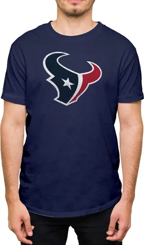 Miniatura 29 de Hybrid Sports NFL - Distressed Team Logo - Officially Licensed Adult Short Sleeve Fan Tee for Men & Women Los Angeles Rams - Azul real