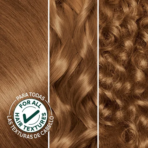 Miniatura 3 de Garnier Nutrisse - Tinte en crema nutritiva para el cabello, 63 marrón dorado claro (azúcar morena), 2 unidades (el empaque puede variar)