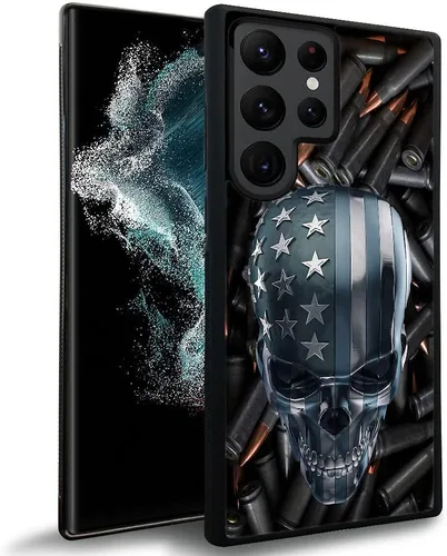 Miniatura 6 de DJSOK Funda para Samsung Galaxy S22 Ultra, diseño de patrón de lujo, a prueba de golpes, resistente, fundas para hombre y mujer, diseño clásico