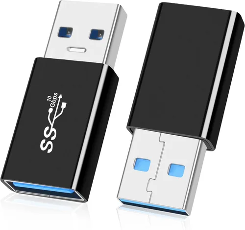 Miniatura 12 de Paquete de 2 adaptadores USB 3.0/3.1 macho a macho y adaptador OTG 3.0 USB A a A, extensión o expansión