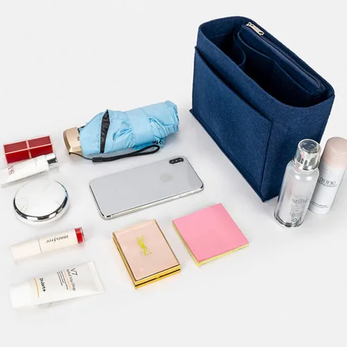 Miniatura 3 de Lckaey bolso mochila organizador para le pliage mochila fieltro bolsa inserto organizador multi bolsillo 1013beige