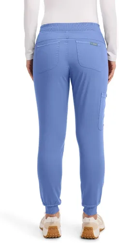 Miniatura 4 de Med Couture Pantalones de Uniforme Médico (Scrubs) para Mujeres Pantalones Cargo Jogger con 5 Bolsillos, Ligeros, Ultra Suaves, Tela Elástica