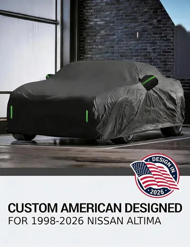 Miniatura 2 de Proadsy - Funda para auto de 6 capas compatible con Nissan Altima 1998-2024 2025 2026, a prueba de viento, para todo tipo de clima, impermeable