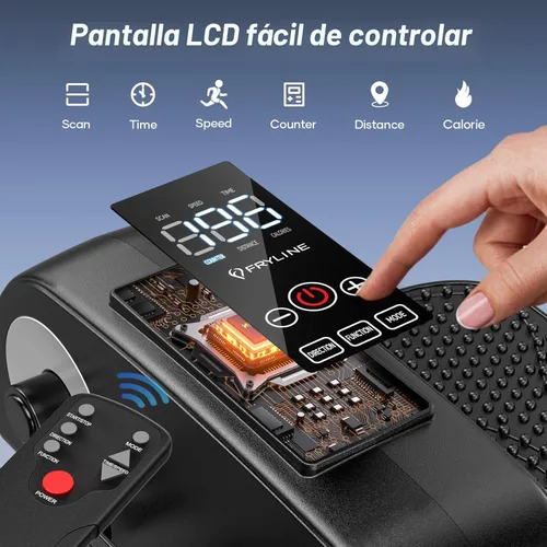 Miniatura 5 de Under Desk Elliptical Machine for Senior Mini Elliptical Leg Exerciser with Remote Quiet Portable Electric Seated Foot Pedal Exerciser for Home