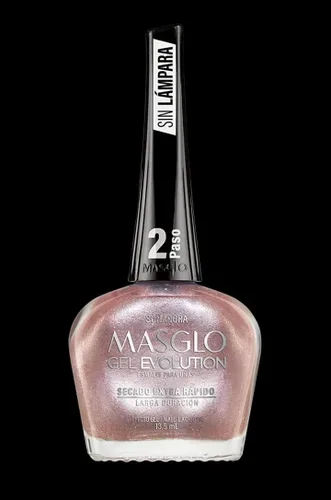 Miniatura 2 de MASGLO GEL EVOLUTION - Esmalte de uñas efecto gel, no requiere lámpara UV/Led, duración de hasta 12 días, 3 tonos de color - Effecto Gel sin