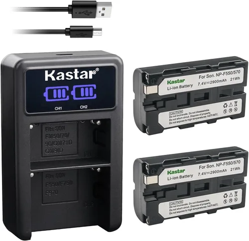 Miniatura 5 de Kastar Cargador de batería USB NP-F570 LED2 compatible con Feelworld F5 Pro, F5 Pro V2, F5 Pro V3, S55, F6 Plus, FT6 FR6, F7 Pro, monitor de campo