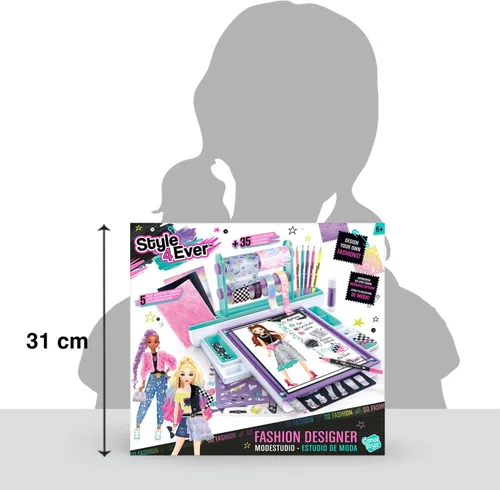 Miniatura 5 de Canal Toys Estilo 4 Ever - Estudio de diseñador de moda - Dibujo de moda - a partir de 6 años - OFG 276, blanco