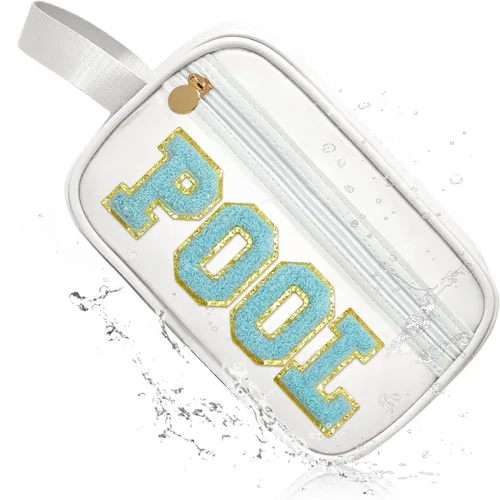 Miniatura 15 de COSHAYSOO Bolsas transparentes para aperitivos, bolsa de viaje para mujeres y niñas, lindas vacaciones de verano, playa, piscina, día del lago