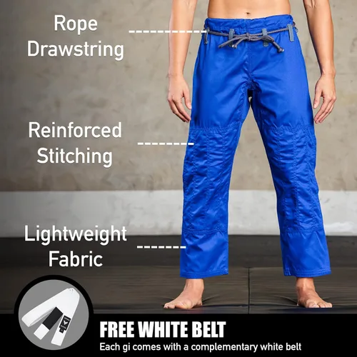 Miniatura 3 de Elite Sports Ultra ligero BJJ GI para mujer - IBJJF Jiu-Jitsu GI para niñas y mujeres (consulte la guía especial de tallas)