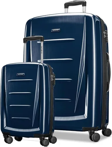 Miniatura 13 de Samsonite Winfield 2 Equipaje rígido con ruedas giratorias, Carbón vegetal, Grande de 28 pulgadas, a cuadros