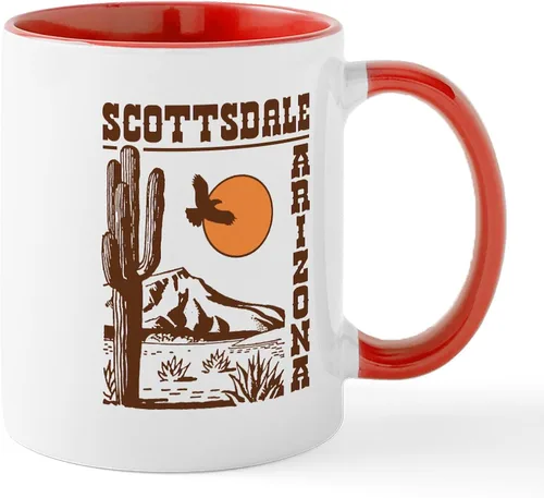 Miniatura 41 de CafePress Scottsdale Arizona - Taza de café de cerámica (11 oz), 11.0 fl oz Blanco - Taza Scottsdale Arizona