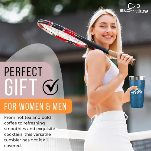 Miniatura 2 de Vaso aislado de acero inoxidable personalizado de 20 onzas, regalos personalizados para hombres, mujeres, enfermeras, profesores, Navidad