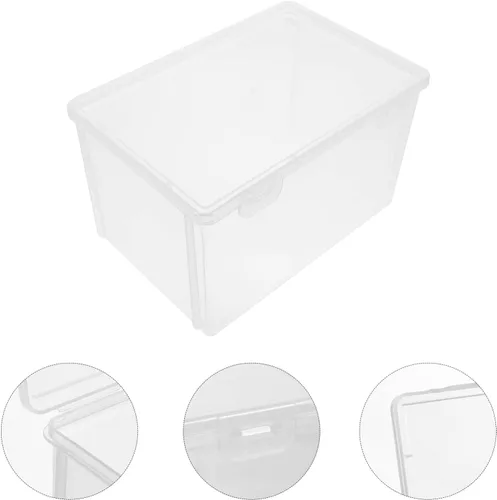 Miniatura 8 de UPKOCH Contenedor de pan hermético para almacenamiento de pan, caja de tostadas, dispensador de pan y pasteles, dispensador de ahorro transparente