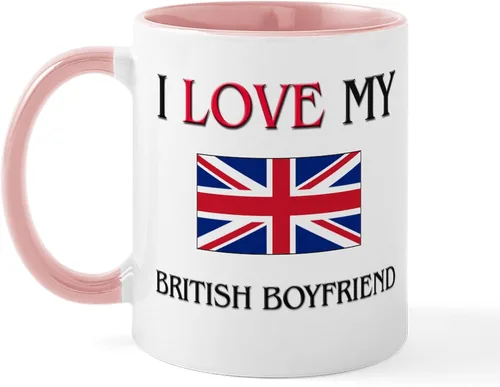 Miniatura 15 de CafePress Born American, British By Hea Taza de café de cerámica de 11 oz (11.0 fl oz)