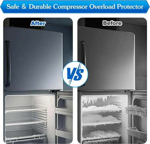 Miniatura 3 de Dreyoo Protector de sobrecarga para compresor de refrigerador, 2 piezas, compatible con 6750CL0001D/LG y Kenmore Refrigeradores Compresor Termistor