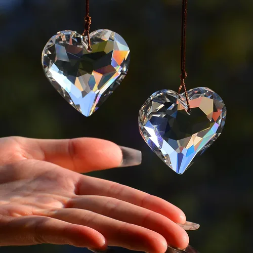 Miniatura 18 de STINO - 2 piezas prismas atrapasoles de bola de cristal de 4cm, atrapasoles colgantes con prisma de vidrio, creador de arcoíris para ventanas