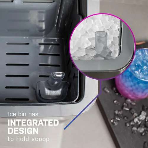 Miniatura 10 de GE Profile Opal 1.0 - Máquina de hielo en pepitas Máquina de hielo de guijarros de encimera Máquina de hielo portátil que hace hasta 34 libras