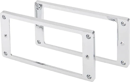 Miniatura 3 de Juego de 2 anillos de montaje de metal Humbucker para pastillas, puente y cuello, compatible con Epiphone Les Paul LP Style Electric Guitar Bass