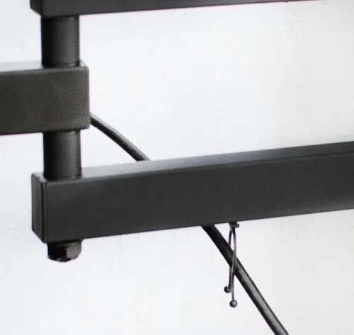 Miniatura 7 de VIVO Soporte de pared para TV de pantalla de 23 a 55 pulgadas con inclinación ajustable y estante de entretenimiento, AV flotante, estantería DVD